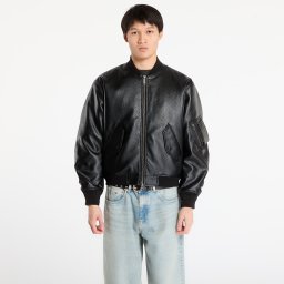 Яке Wasted Paris M Kingdom Faux Leather Bomber Black L