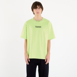 Тениска PLEASURES Cut Here Heavyweight Shirt Lime L