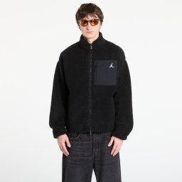 Яке Jordan Flight Men’s High Pile Shearling Jacket Black/ White XL