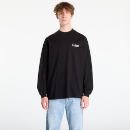 Тениска Carhartt WIP L/S Schooling Mockneck T-Shirt UNISEX Black/ Wax S