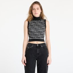 Елек Tommy Jeans Crop Script Vest Black S