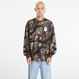 Тениска A BATHING APE Tree Edge Camo Relaxed Fit Ls Tee UNISEX Brown S