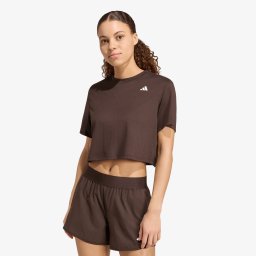 Тениска adidas We Min Tee Aurora Coffee S