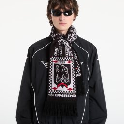 Шал Umbro by SlamJam Notice Scarf Black/ White Universal