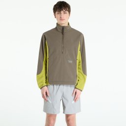 Суитшърт Pas Normal Studios Off-Race Light Fleece Half-Zip Moss Green XL