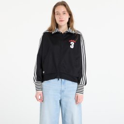 Суитшърт adidas Vintage Bb Tt Striped Rib Track Top Black S