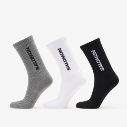 Чорапи Salomon Everyday Crew Socks 3-Pack Black/ White XL