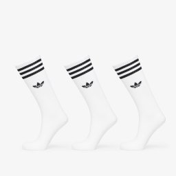 Чорапи adidas High Solid Crew Sock 3-Pack White M