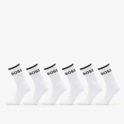 Чорапи Hugo Boss 6-Pack QS Stripe CC Socks White 39-42