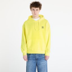 Суитшърт Carhartt WIP Hooded Industry Sweat UNISEX Lumo Yellow Garment Dyed XS