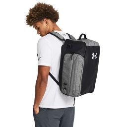 Under Armour Contain Duo SM BP Duffle Castlerock Medium Heather/ Black/ White Universal