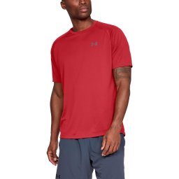Тениска Under Armour Tech 2.0 SS Tee Red/ Graphite XXL