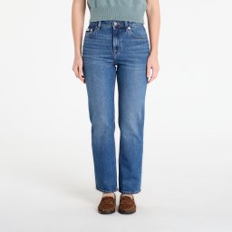 Дънки Calvin Klein Jeans High Rise Straight Short Jeans Blue 24