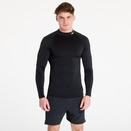 Тениска Nike Pro Men's Dri-FIT Fitness Mock-Neck Long-Sleeve Top Black/ White XL