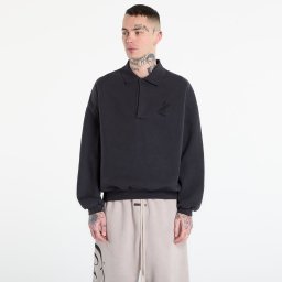 Суитшърт Fear of God Essentials Classic Polo Sweatshirt Vintage Black XXL