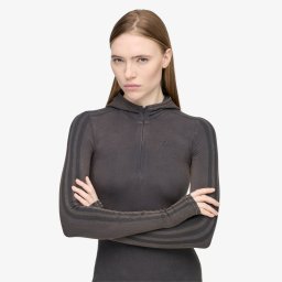 Тениска adidas By Avavav Hooded Dress Carbon S