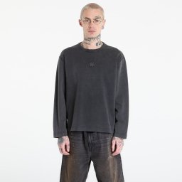Тениска Filling Pieces Longsleeve Boxy Embroidered Vintage Black S