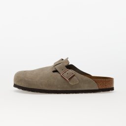 Обувки Birkenstock Boston Soft Fotbed Velvet Leather Taupe 43