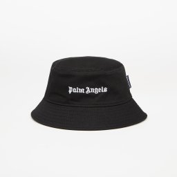 Шапка Palm Angels Kids Logo Bucket Hat Black/ Off White II