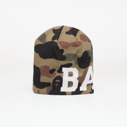 Шапка A BATHING APE 1St Camo Knit Cap Green Universal