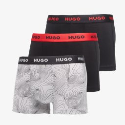 Боксерки Hugo Boss Trunk Triplet Design Black S