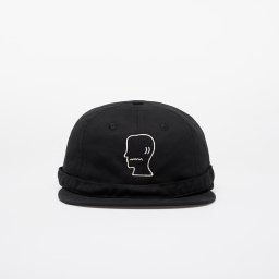 Шапка Brain Dead Extended Strap 6 Panel Logohead Hat Black Universal