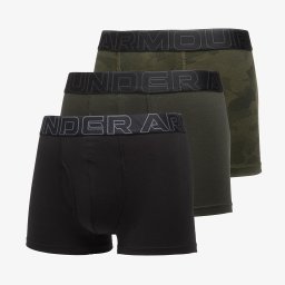 Боксерки Under Armour Performance Cotton Print 3in 3-Pack Black XXXL
