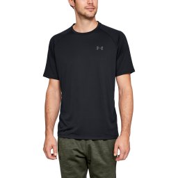 Тениска Under Armour Tech 2.0 SS Tee Black/ Graphite XL