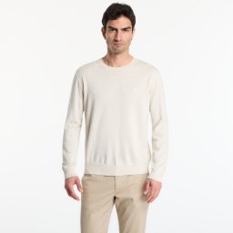Пуловер Calvin Klein Ls Supima Cotton Crew Snow Heather XL
