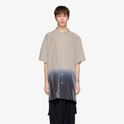 Риза Y-3 Dip Dye Short Sleeve Long Shirt Alumina M