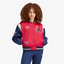 Bomber adidas Jkt With Badges Team Victory Red/ Night Indigo L