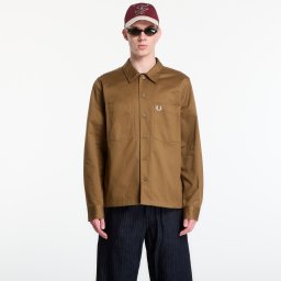 Яке Fred Perry Twill Overshirt Brown L