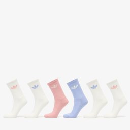 Чорапи adidas Trefoil Crew Sock Cushion 6-Pack Chalk Blue XS