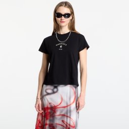 Тениска MM6 Signature Jersey T-Shirt Black S