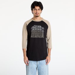 Тениска Horsefeathers Rollin Raglan T-Shirt Black/ Taupe S