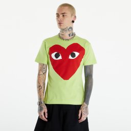 Тениска Comme des Garçons PLAY Short Sleeve Logo Print T-Shirt UNISEX Green S