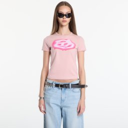 Тениска Diesel T-Uncuties-Long-S3 T-Shirt Pale Mauve M