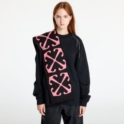 Шал Off-White Kids Arrow Diag Scarf Black/ Pink Universal
