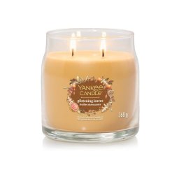 Yankee Candle Signature Medium Jar 2 Wicks Glistening Leaves Universal