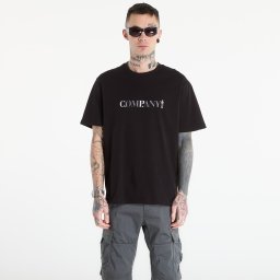 Тениска C.P. Company 30/1 Jersey Short Sleeve Logo T-Shir Black XXL