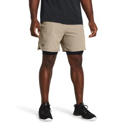 Къси панталони Under Armour Vanish Woven 2In1 Sts Brown XXL