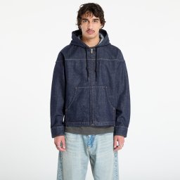 Яке Calvin Klein Jeans Denim Zip Front Hood Jacket Blue S