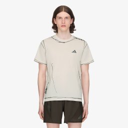 Тениска adidas Adi365 Sftm Running Unitefit T-Shirt UNISEX Halo Ivory XL