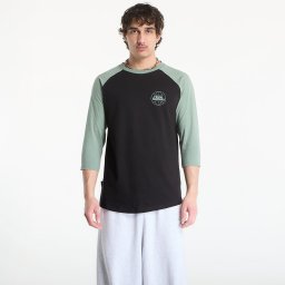 Тениска Horsefeathers Global Raglan T-Shirt Black/ Iceberg Green S