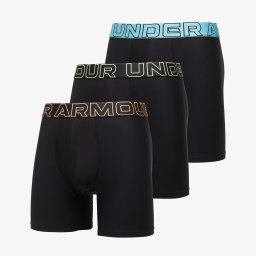 Боксерки Under Armour Performance Tech Solid 6in 3-Pack Black M