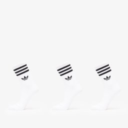 Чорапи adidas 3 Stripes Crew Socks 3-Pack White/ White/ White S
