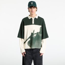 Тениска Playboy x FTSHP Double Sleeve Polo UNISEX Green XXL
