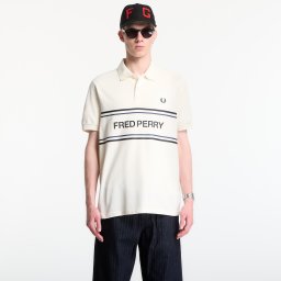 Тениска Fred Perry Fred Perry Graphic Polo Shirt Ecru M
