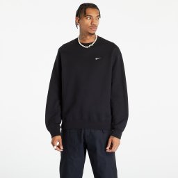 Суитшърт Nike Solo Swoosh Men's Fleece Crew Black/ White XS