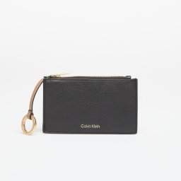 Портфейл Calvin Klein Foil Logo Top Zip Cardcase Black Universal